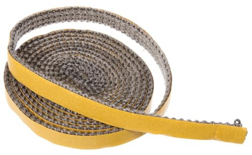 IWOWHERO Cinta De Sellado Para Puerta De Estufa Resistente Al Autoadhesiva Para Insertos De Estufas y Sistemas De Ventilación Previene El De Humo y Polvo
