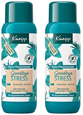 Kneipp Aroma-Pflegeschaumbad, Goodbye Stress, 400 ml (Packung mit 2)