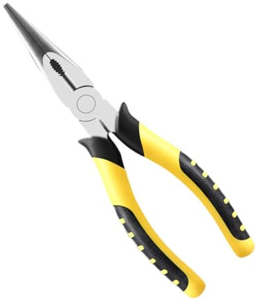 Qianly Needle Nose Plier Multifunctional Plier Long Nose Cutting Plier Wire Cutter for Fishing, 5.3cmx20cm