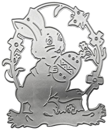 Ostern kranz metall schneiden diebe schablone Scrapbooking album papier karte Vorlage form prägen handwerk dekoration