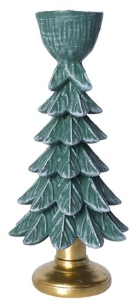 Gralara Portacandele per Albero di Natale, Decorazione Natalizia, Ornamento, Supporto per Candele Robusto e Stabile, Decorazione da Tavolo per Sala da Pranzo, 5.5 Cm X 5.5 Cm X