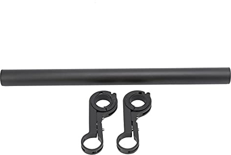 Fdit 30 cm Aluminiumlegierung Fahrradlenker-Verlängerungshalterung, Doppelte Fixierung, Fahrradzubehör-Montagestange für Scheinwerfer, Telefonhalter, Fahrradcomputer, Hupe