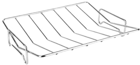 Harilla Grille de rôtissage en Forme de V pour, Support de Cuisson Polyvalent, Plat à rôtir pour Barbecue, Pique-Nique et Four.