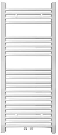 S SIENOC 600 x 1200 mm Weiß mittelanschluß Badheizkörper handtuchhalter Heizkörper Handtuchwärmer Handtuchtrockner 580 Watt