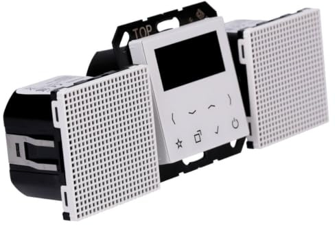 JUNG DAB A2WW Smart Radio DAB+ Set Stereo Alpinweiß Serie A/AS