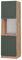 Vicco Oven housing cabinet Fame-Line, Green-Gold Country House/Gold power oak, 60 cm open
