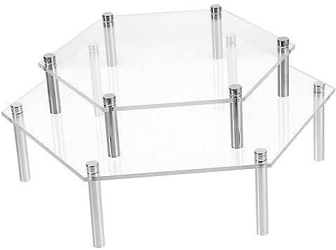Toyvian Transparenter Kuchenständer Tortenständer Aus Acryl Buffetständer Für Partys Speisenpräsentationsständer Cupcake-ausstellungsständer Hochzeitskuchenständer