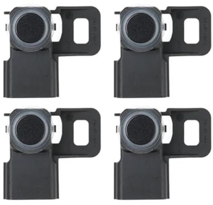 Leahy 4 stücke 39680-TEX-Y412-M1 39680TEXY412M1 Für Honda Civic 2012-2015 Für Jazz HR-V 2016-2018 PDC Parkplatz Sensor Auto Zubehör (Silber)