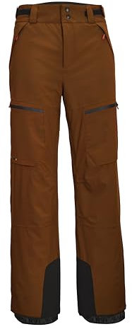 Killtec Pantaloni da Sci da Uomo con Protezione Bordi e paraneve KSW 51 MN Ski PNTS, Arancione Bruciato, XL, 42003-000