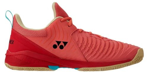 YONEX Herren Sonicage 3 Cly Tennisschuhe Allcourtschuh Koralle - 45