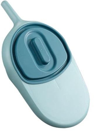 FRCOLOR Plastik-bettpfanne Mit Deckel Tragbares Patienten-wc Aus Langlebigem Kunststoff Glatte Kanten Für Senioren Und Schwangere Hygienisch Und Bruchsicher Für Zuhause Auto Und Pflegeeins
