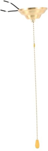 HOMSFOU Pull Chain Light Switch Stummes Design Für Lampen Einfach Zu Installierender Decken-lampe Kabelschalter Stilvolles Zubehör Für Ihre Beleuchtung