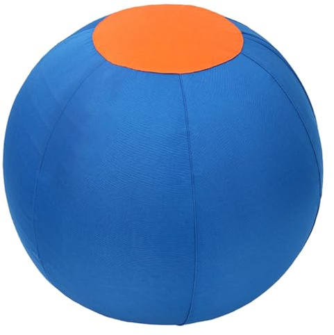 MOUNTTU Herding Ball für Hunde 18 -Zoll -PVC -Hischball mit Reißverschluss in Polyesterabdeckung kratzfestes interaktives Spielzeug für kleine, mittelgroße und große Hunde