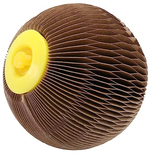 Toyvian Juguete de Pelota de Panal para Gatos Rascador de Creativo Juguete de Bola de Panal para Entretenimiento Interiores