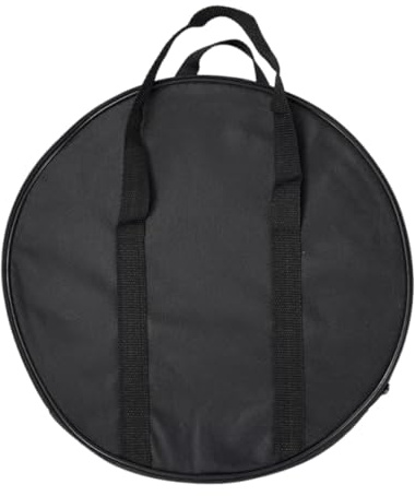 LOVIVER Sac de Transport pour Réchaud de Camping, Sac à Main, Support de Rangement pour Barbecue, Grand Rond 38x14cm
