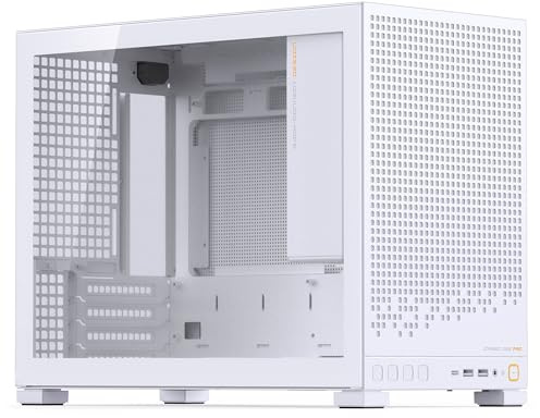Jonsbo D32 PRO PC-Gehäuse Weiß – Kompaktes mATX-Case mit Back-Connect-Support, Tempered Glass, Staubfiltern & High-End-Kühlung