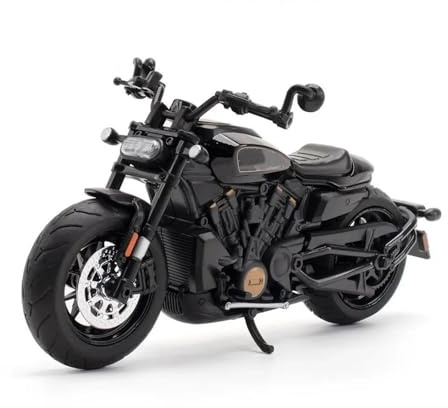 Motorcykelmodell 1:12 För SPORTSTER S Samling Av Modeller I Legering(Svart)