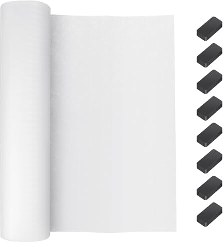 JEWEDECO Range Hood Oil Absorbing Paper 10m Roll Kitchen Oil-proof Filter Cover for Cooker Hood Extractor Fan Grease Filtration and Smoke Protection