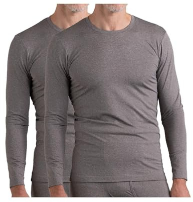 LAPASA Mäns inre fleece termiska underkläder topp skidor snowboard funktionella underkläder termounderskjorta ultralätt/tunn, midväg/medium, tung (1 eller 2-pack) M09&M55&M26