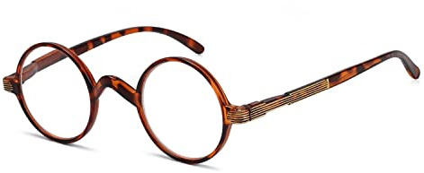 Eyekepper Runden Lesebrille ein wenig groß als Vintage Professor Oval Leser (Braun Schildkröte,+0.75)