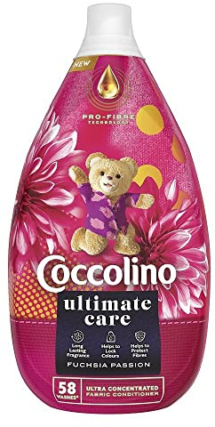 Coccolino Perfume Delux Weichspüler - ULTRA CONCENTRATED - Fuchsia Passion - 870 ml - 58 Waschgänge