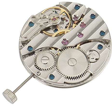 Jewecutger Mekanisk en manuell uppdragning 6497 St36 Rörelse 'Klocka P29 44 Mm Klockfodral i rostfritt stål Fit 6497 Rörelseklocka