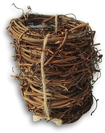 Natural Grapevine Miniature Wreath - 3 Inch Diameter - Set of 8
