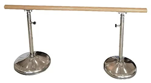 Ballettstange Leichte Luxus-Ballettstange aus Edelstahl, höhenverstellbar, Massivholzgriff, geeignet for Familie/Tanzstudio/Schule (Size : 2M/6.6FT)