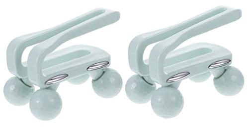 LALAFINA 2 Stücke Roller Massage Ausrüstung Hand Roller Für Neck Muscle Roller Für Tragbare Sicher
