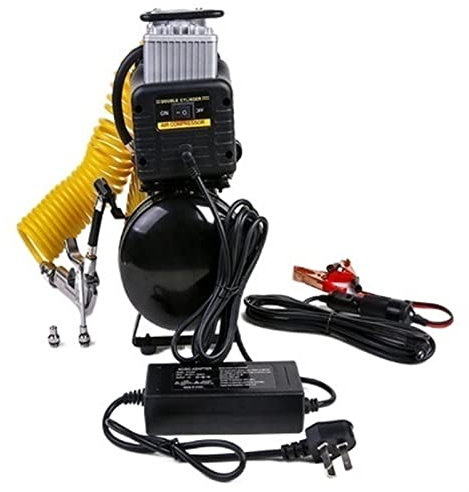 Compresor de aire de 12V, bomba de aire for coche, inflador de neumáticos portátil de 220V, bomba eléctrica for motocicleta, compresor de aire for coche, motocicletas y bicicletas JIYAMI'EN EL (Color
