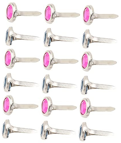 SHINEOFI 100st Kleine Runde Brads Scrapbooking-büroklammern Handwerk Scrapbooking-befestigungen Mehrfarbige Runde Brads Scrapbooking-brads Mini-brads Papierverschluss Brad Mini-sammelalbum