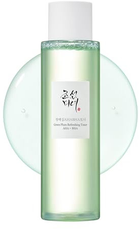 Beauty of Joseon Tónico Facial Refrescante Aha Bha De Ciruela Verde, Hidratante, Cuidado De La Piel Coreano Para Hombres Y Mujeres, 150 Ml (5,27 Onzas Líquidas)