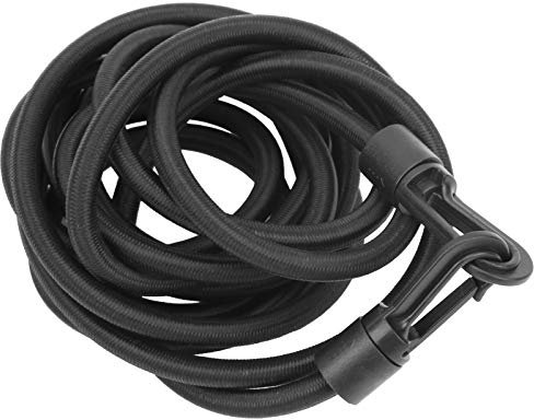 Baxnore Kayak Elastic Rope, Latex Canoe Bungee Cord, Lightweight Elastic Bungee Rope, Multifunction Boat Elastic Cord with Hooks for Canoeing Kayak