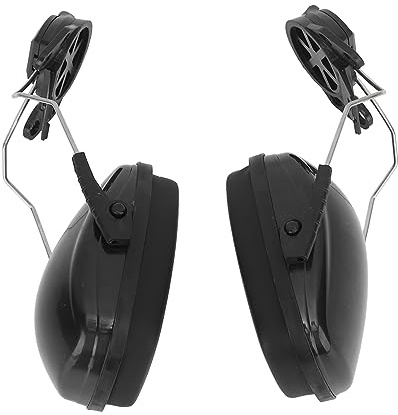Hard Hat Ear Muff Helmet Ear Defenders 27db Noise Reduction Ear Muffs for Helmet, Noise Cancelling Helmet Mounted Ear Defenders Hat Block Design Helmet Ear Defenders