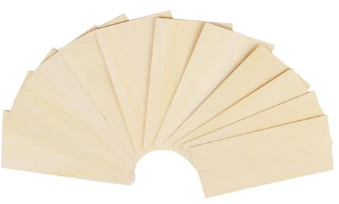 12 hojas de madera contrachapada de 2 mm de grosor, hojas de tilo sin terminar, tablones de madera, adornos de madera, tableros de madera contrachapada para modelo de manualidades, grabado, plantilla