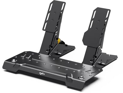 PXN PD HM Brake&Throttle Sim Racing Pedals – All-Metal 2-Pedal Set with Hall Sensors, Adjustable Angle & Height, USB-A/Type-C/RJ45 Connectivity, Compatible with PC V99/V10/V12/VD Wheel Bases