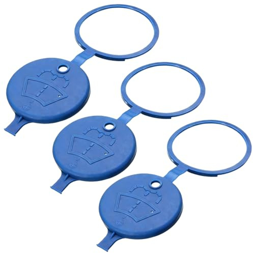 OPVYAEU 3 Piezas Tapa Universal de Depósito de agua Líquido Limpiaparabrisas, Cierre para Agua, Tanque, Compatible con C3, C4, 207, 308, Para la Mayoría de los Coches