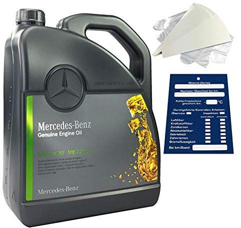 Mercedes-Benz Original Motorenöl SET 5W-30 MB 229.51 5 Liter