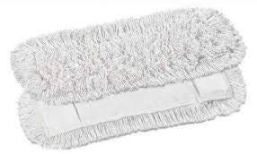 frange coton à poches pour balai à franges - balayage à plat (80 cm)