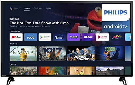 Philips 55-Inch 4K UHD LED Android Smart TV with Voice Remote, HDR10, Google Assistant and Chromecast Built-in