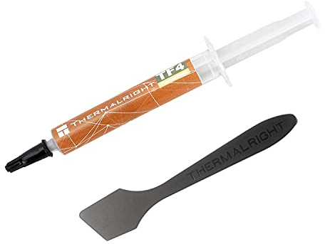 Thermalright TF4 4g Thermal Paste Cooling for High Conductivity 9.5W/MK,Easy to Apply,Premium Performance Thermal Paste for CPU/GPU/All CPU Coolers,4 Grams