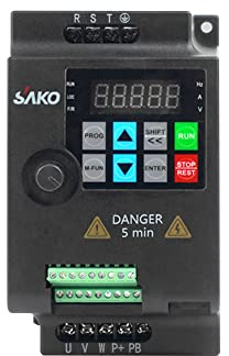 Convertidor inversor, convertidor VFD, convertidor inversor trifásico, Controlador de Motor de 380 V 2,2 KW para Control de Velocidad del Motor de husillo para Control de Velocidad de Motor Continuo