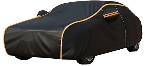 Auto Abdeckplane Wasserdicht für BMW Cabrio E46 2000-2006, Auto Abdeckplane Abdeckplane Auto Autoabdeckung Vollgarage(Color:B)