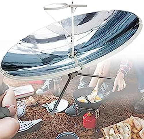ALSUP Cuiseur Solaire à Concentration 1800 W, Four Solaire parabolique à Haute efficacité, Barbecue de Camping en Plein air, Outil de Concentration des Aliments, Durable, Aucune Formation requise