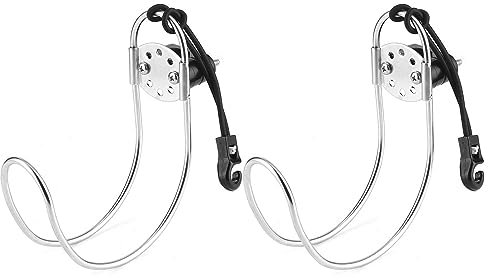 SiMbae Hufeisen Rettungsring Halter, Edelstahl Marine Hufeisen Halterung Rettungsboje Ringhalter mit P-Lastic Mount, Schwimmringhalter Schiffsboje Halterung