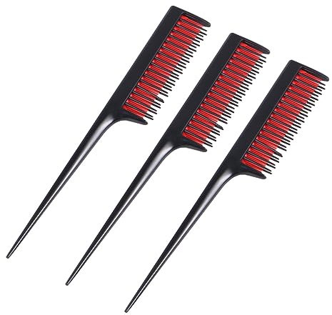 minkissy 9stücke Teiliges Haarfärbekamm Professionelle Haarfärbe Und Stylingkämme Für Friseursalons Und Zuhause Praktisches Leicht Zu Reinigendes Zubehör Schwarz