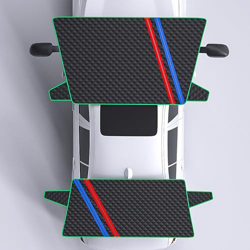 Auto frontscheibenabdeckung für VW T4 T5 T6 Multivan/MK6 2000-2019 2020 2021 2022 2023, Wasserdichter Sonnenschutz Frostschutz Schneeabdeckung