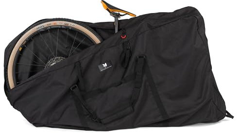 lamaki Fahrrad Transporttasche - Passend für Renn- & Gravelbikes, Mountainbikes 26-29 Zoll - Ohne Demontage des Hinterrads - XXL Fahrradtasche, Robustes Nylon 1680D - Ideal Für Bikepacking & Reisen