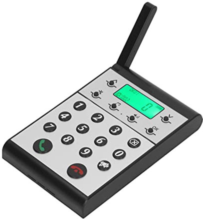 Intercom Phone Communicator Paging for Network Pager 1000M Hands Intercoms (Black)(Black)