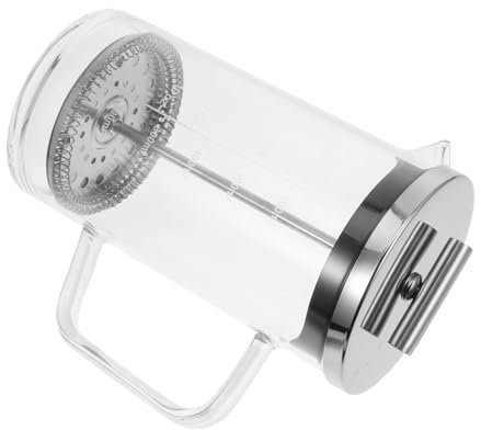 VOSAREA Stovetop Pot Scale 21oz Manual Coffee Maker Reusable Coffee Pot Fine Filter